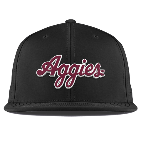 Texas A&M University "Aggies Script" Flat Elite XGen™ Black