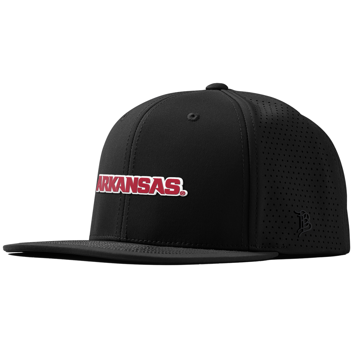 University of Arkansas "Arkansas Block" Flat Elite XGen™ Hat Black