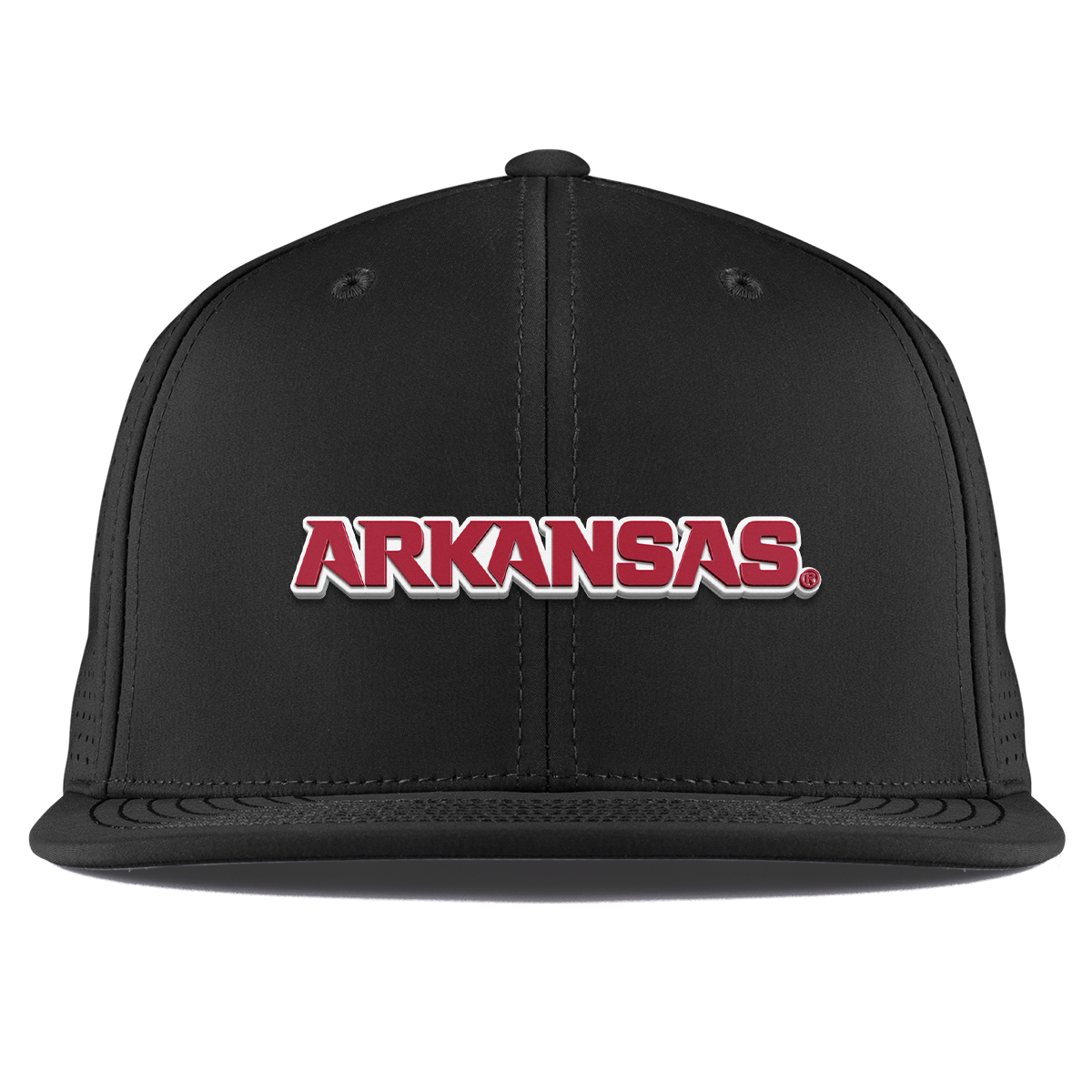 University of Arkansas "Arkansas Block" Flat Elite XGen™ Hat Black