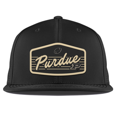 Purdue University "Boilermakers Football" Flat Elite XGen™ Black