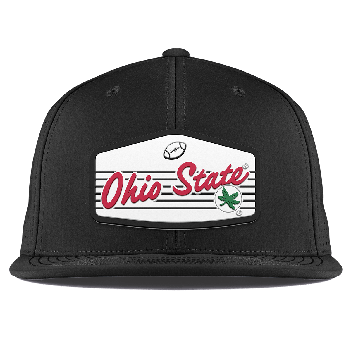 Ohio State University "Buckeyes Football'" Flat Elite XGen™ Black