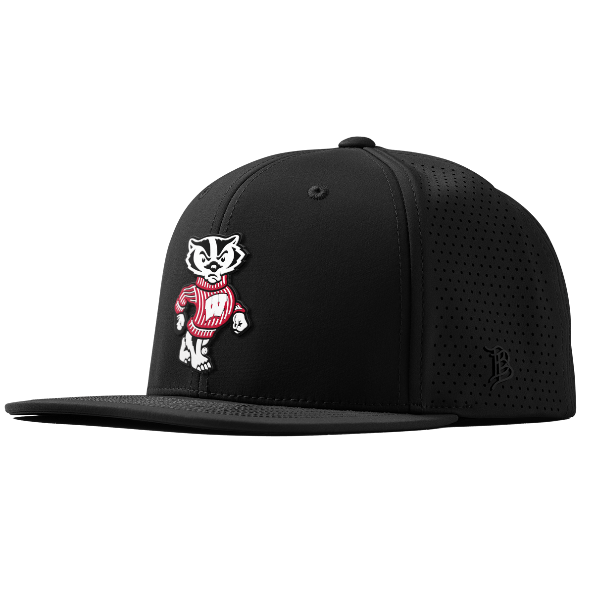 University of Wisconsin "Bucky Badger" Flat Elite XGen™ Black