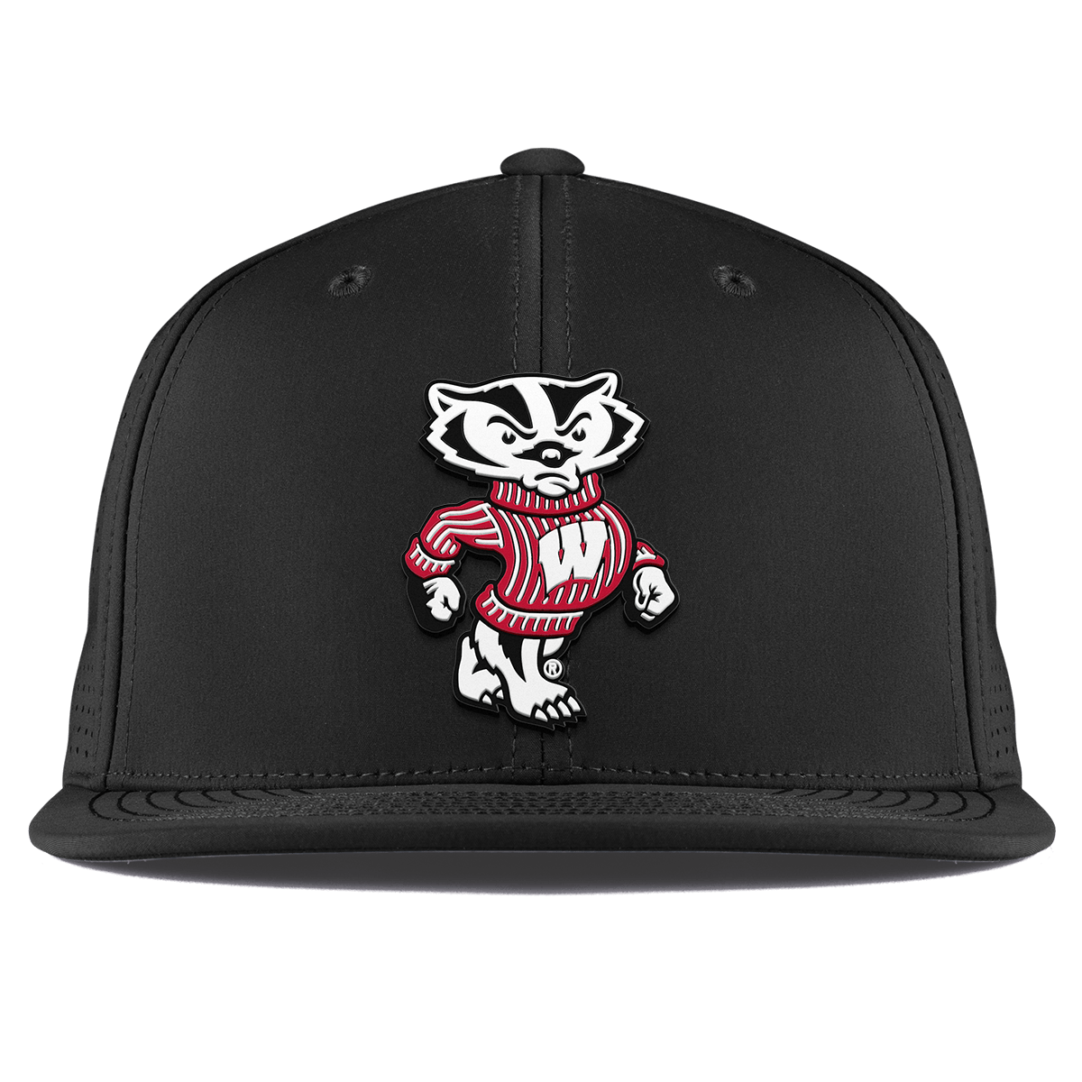 University of Wisconsin "Bucky Badger" Flat Elite XGen™ Black