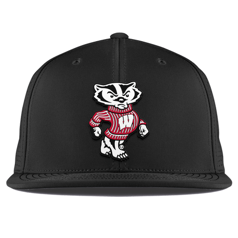 University of Wisconsin "Bucky Badger" Flat Elite XGen™ Black