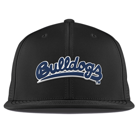 Fresno State University "Bulldogs Script Navy" Flat Elite XGen™ Black