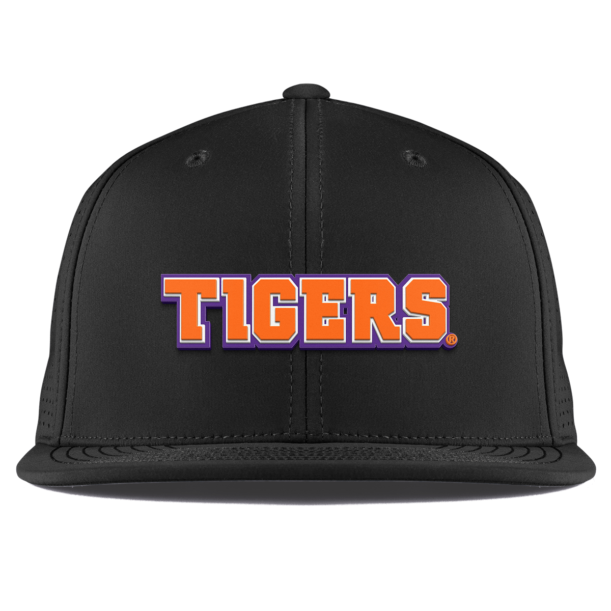 Clemson University "Clemson Tigers Block" Flat Elite XGen™ Black