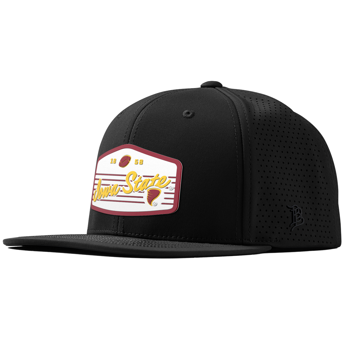 Iowa State University "Cyclones Football" Flat Elite XGen™ Black