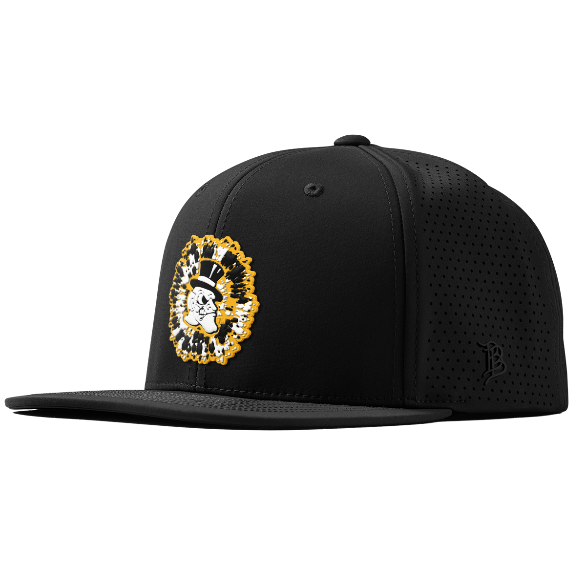 Wake Forest University "Deacons Tie Dye" Flat Elite XGen™ Black