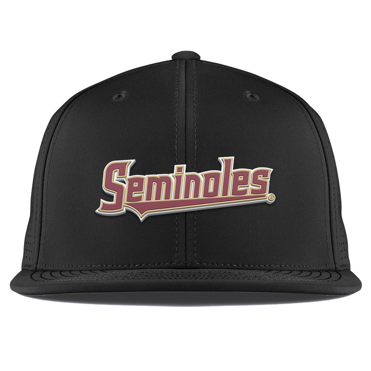 Florida State University "FSU Seminoles Block" Flat Elite XGen™ Black