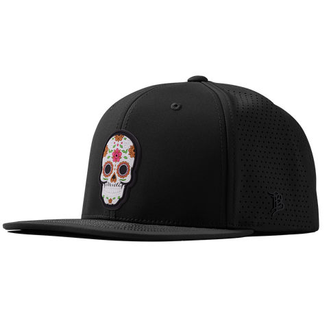 Flower Skull PVC Flat Elite XGen™ Black
