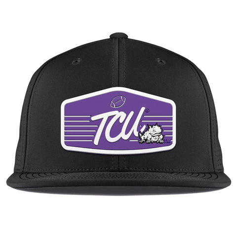 Texas Christian University "Horned Frogs Football" Flat Elite XGen™ Black