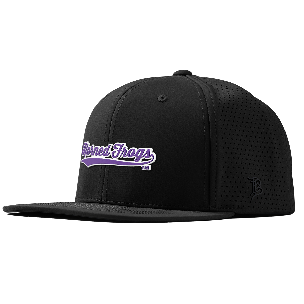 Texas Christian University "TCU Horned Frogs Scripts" Flat Elite XGen™ Black