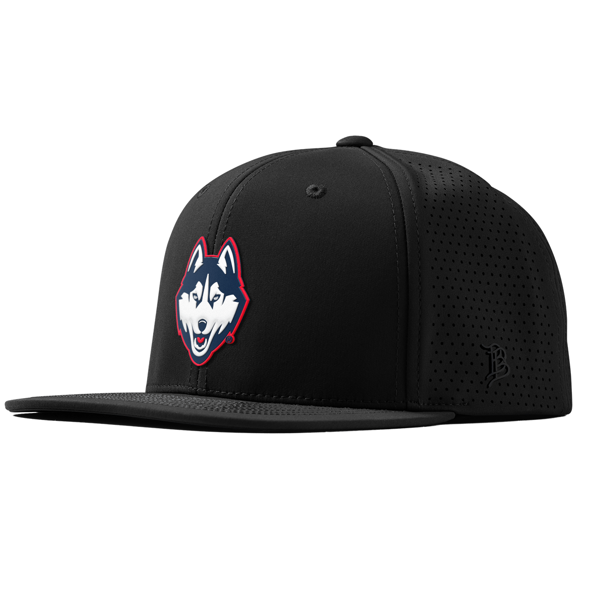 University of Connecticut "Huskies Mascot" Flat Elite XGen™ Black