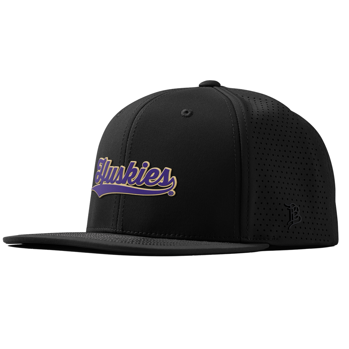 University of Washington "Huskies Script" Flat Elite XGen™ Black