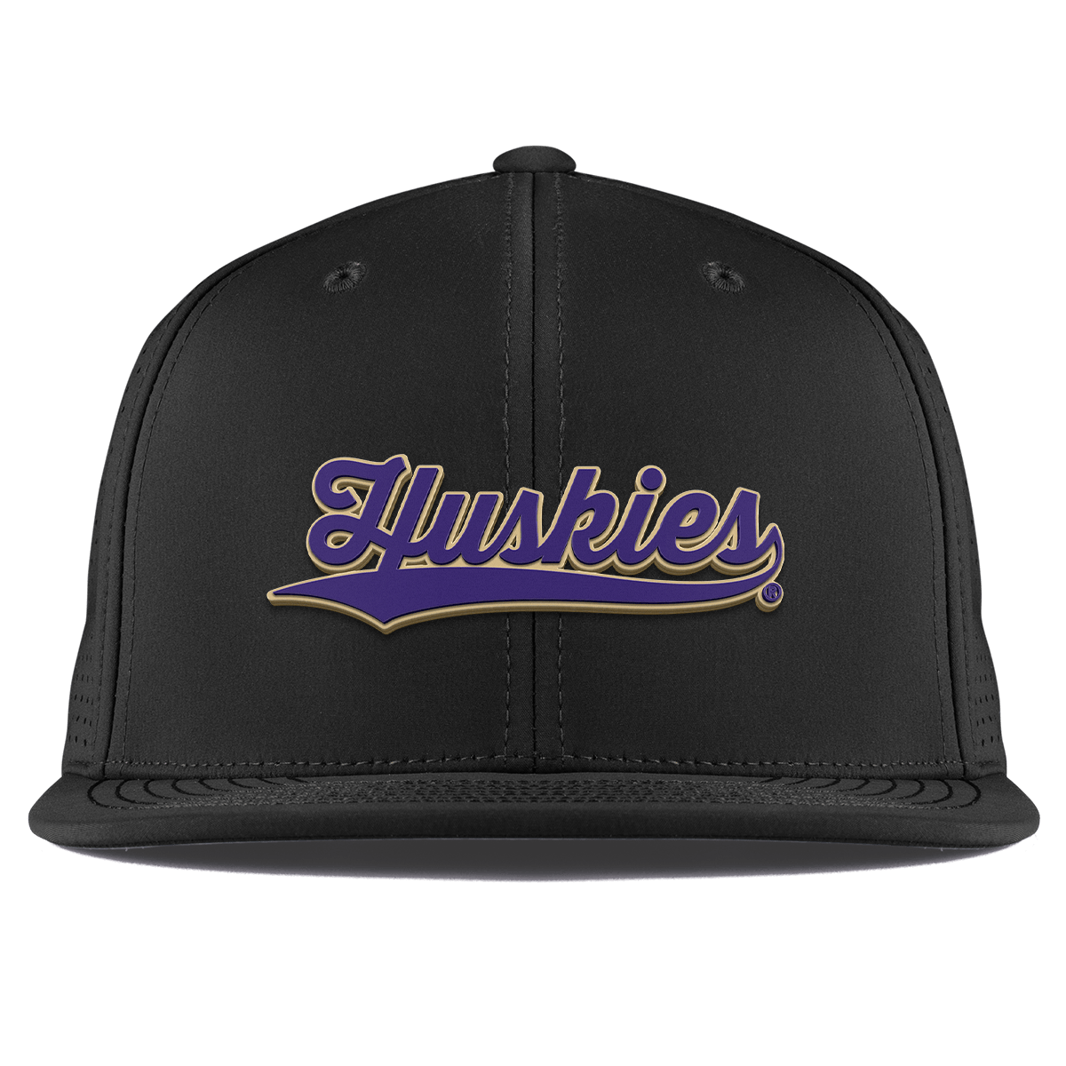 University of Washington "Huskies Script" Flat Elite XGen™ Black