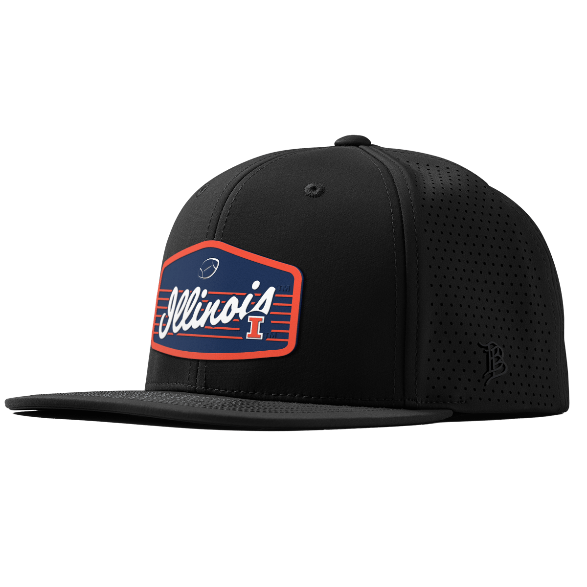 University of Illinois "Illini Football" Flat Elite XGen™ Black