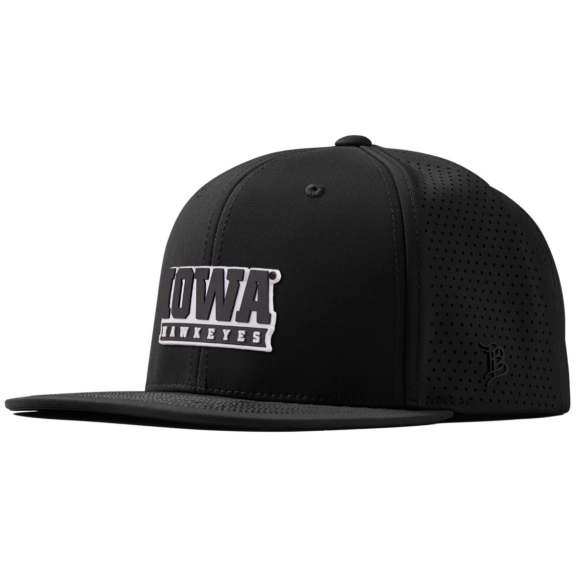 University of Iowa "Iowa Hawkeyes Block" Flat Elite XGen™ Black