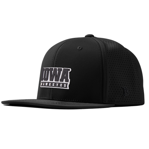 University of Iowa "Iowa Hawkeyes Block" Flat Elite XGen™ Black