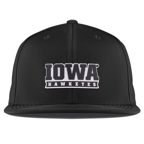 University of Iowa "Iowa Hawkeyes Block" Flat Elite XGen™ Black