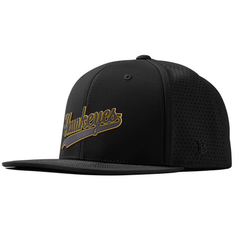 University of Iowa "Iowa Hawkeyes Script" Flat Elite XGen™ Black