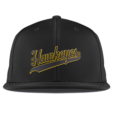 University of Iowa "Iowa Hawkeyes Script" Flat Elite XGen™ Black