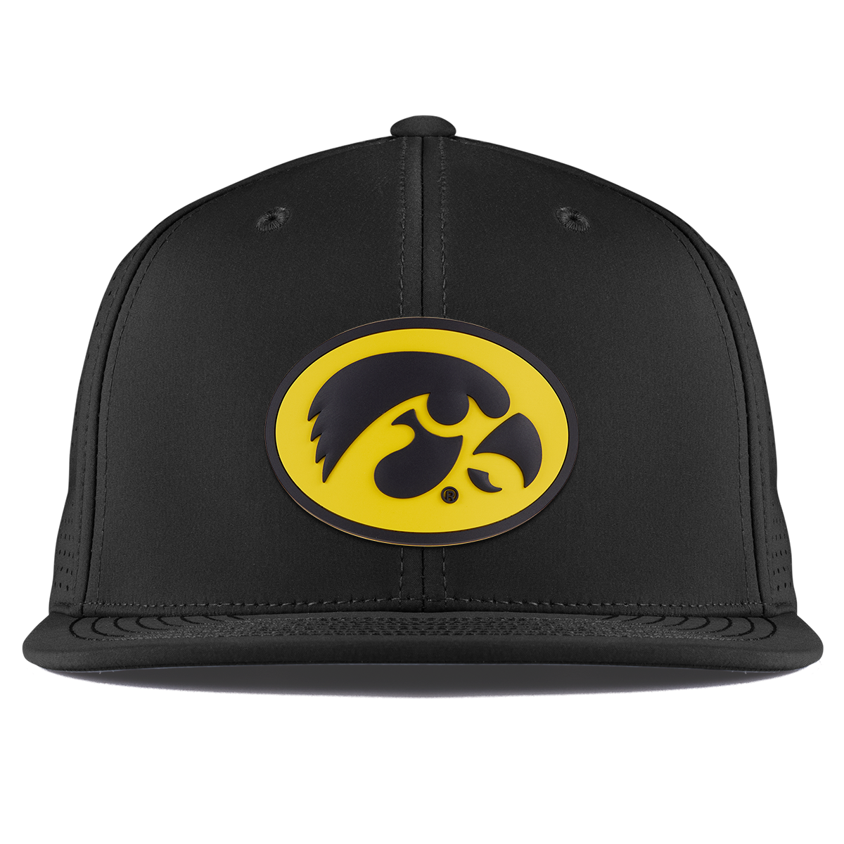 University of Iowa "Iowa Hawkeyes Team Logo" Flat Elite XGen™ Black
