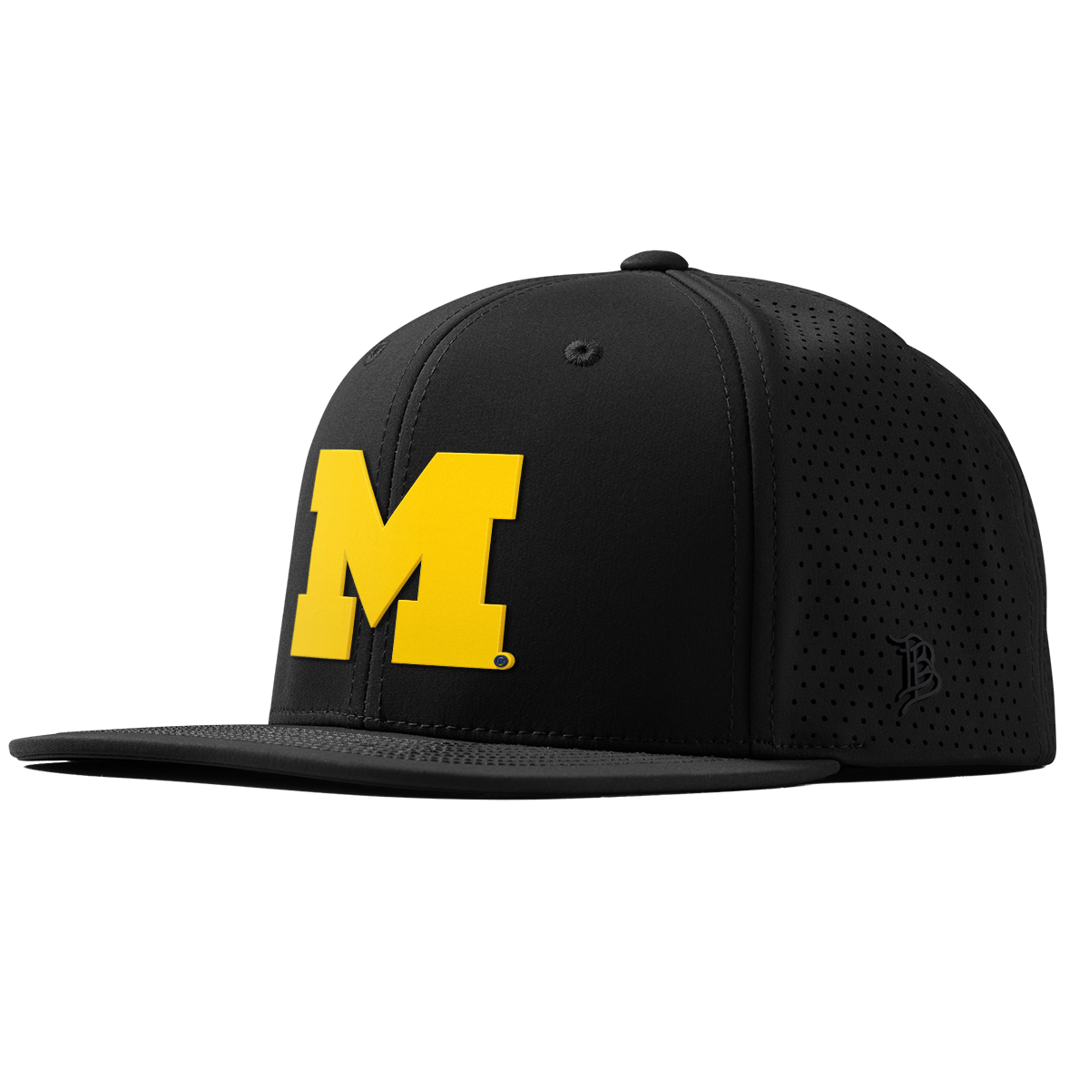 University of Michigan "Michigan Gold Block" Flat Elite XGen™ Black