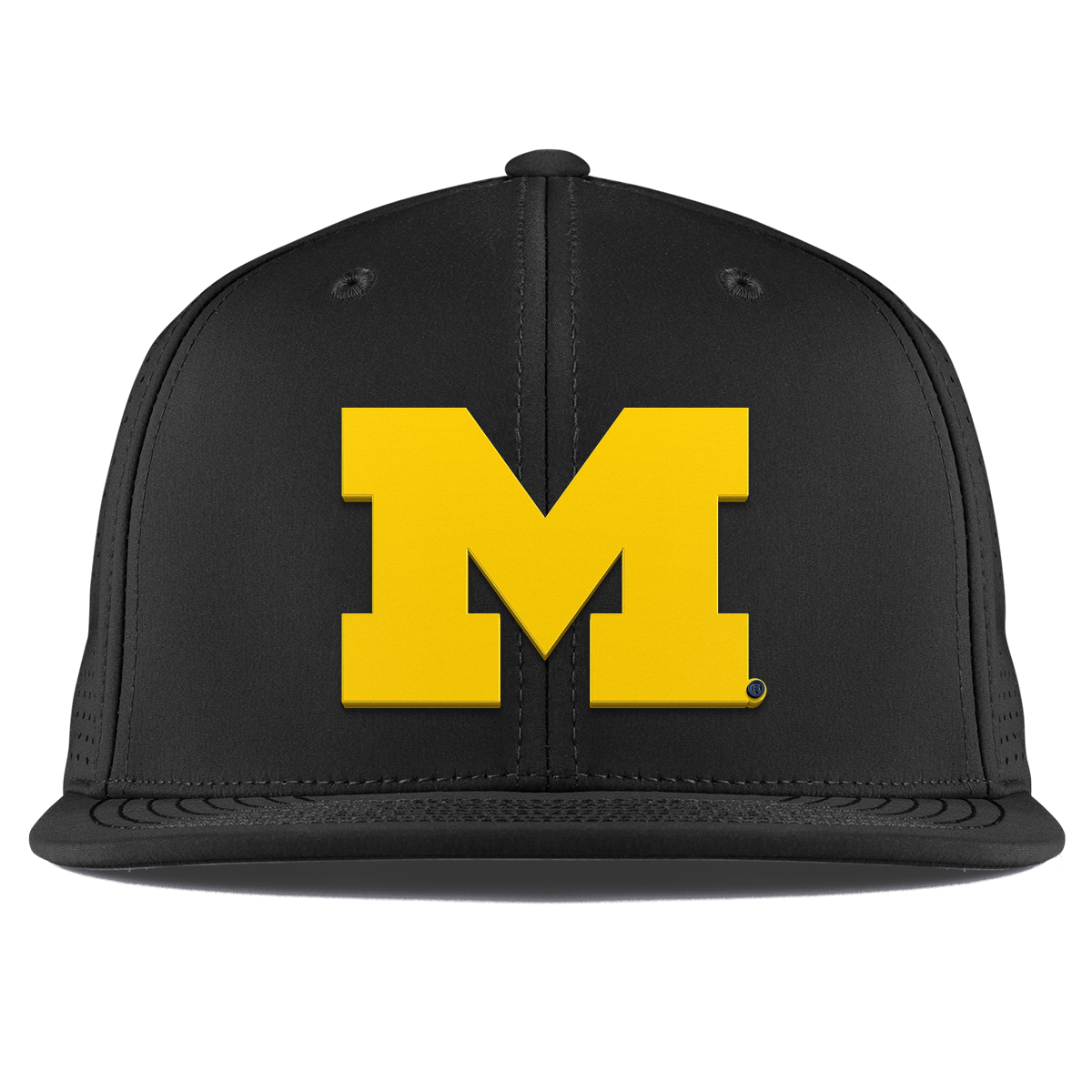 University of Michigan "Michigan Gold Block" Flat Elite XGen™ Black