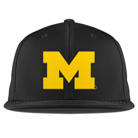 University of Michigan "Michigan Gold Block" Flat Elite XGen™ Black