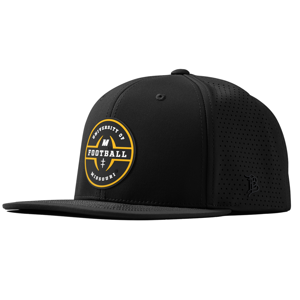 University of Missouri "Mizzou Football" Flat Elite XGen™ Black