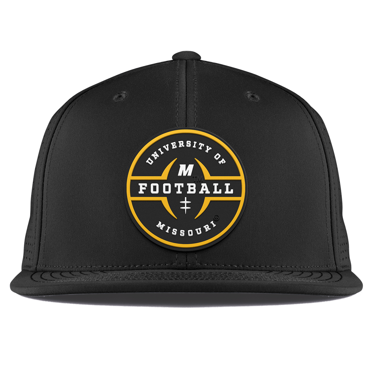 University of Missouri "Mizzou Football" Flat Elite XGen™ Black