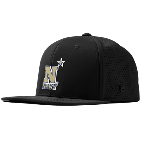 United States Naval Academy "Naval Academy Team Logo Gold" Flat Elite XGen™ Black