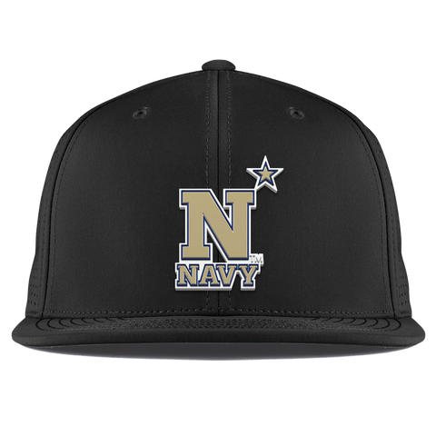 United States Naval Academy "Naval Academy Team Logo Gold" Flat Elite XGen™ Black