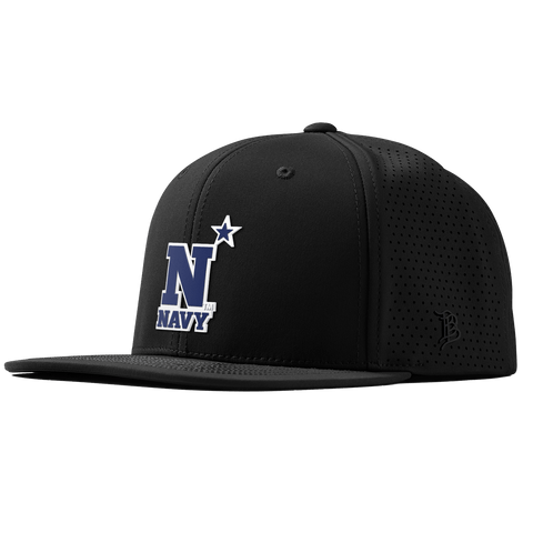 United States Naval Academy "Naval Academy Team Logo Navy" Flat Elite XGen™ Black