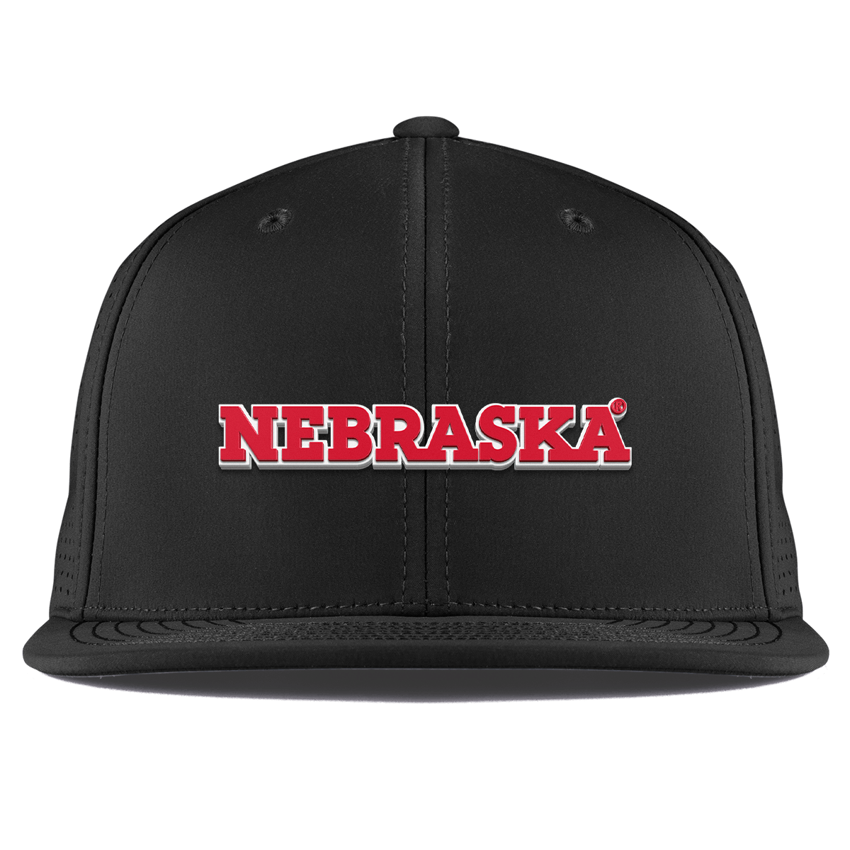 University of Nebraska "Nebraska Block" Flat Elite XGen™ Black