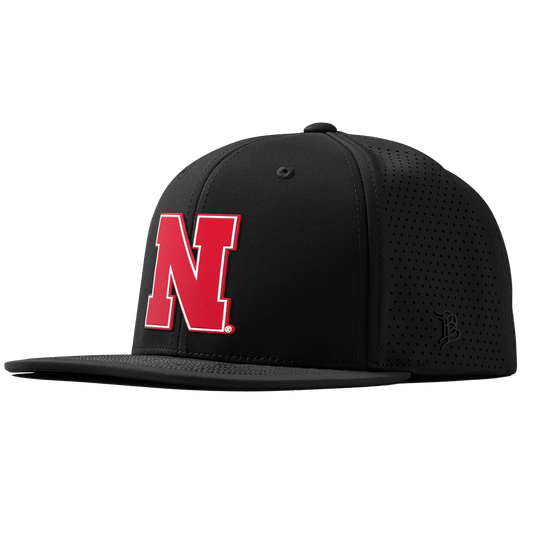 University of Nebraska "Nebraska Team Logo" Flat Elite XGen™ Black Black