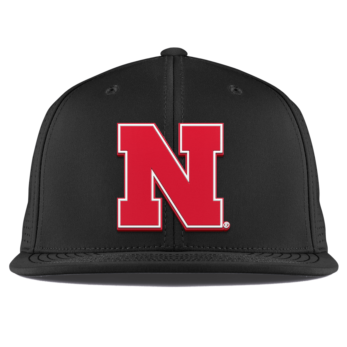 University of Nebraska "Nebraska Team Logo" Flat Elite XGen™ Black Black