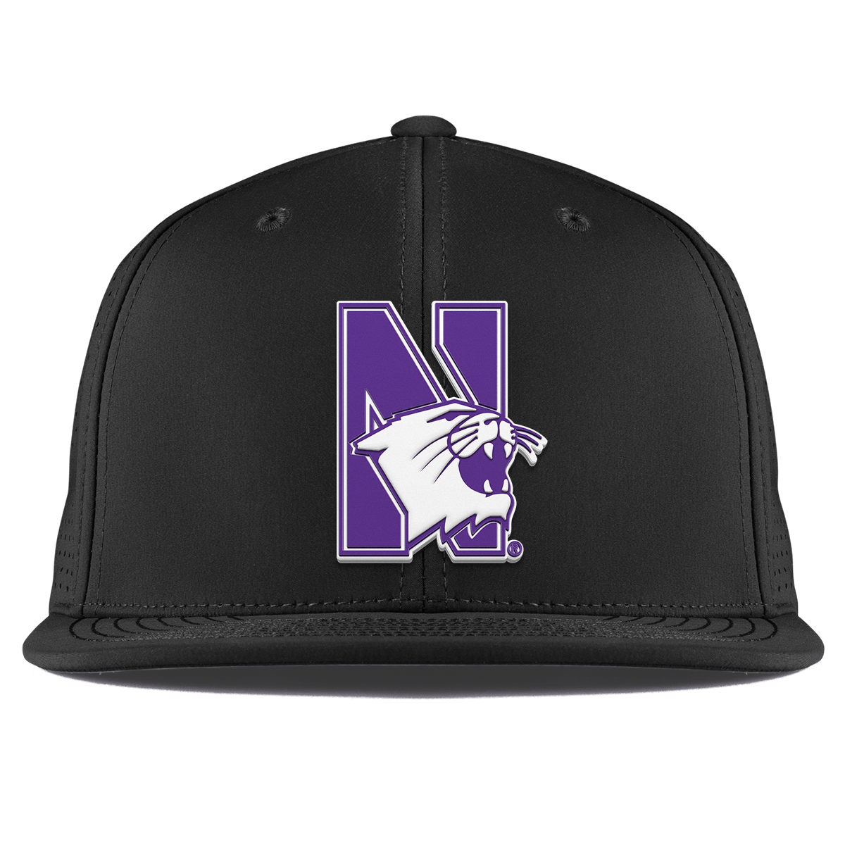 Northwestern University "Northwestern Block Logo" Flat Elite XGen™ Black
