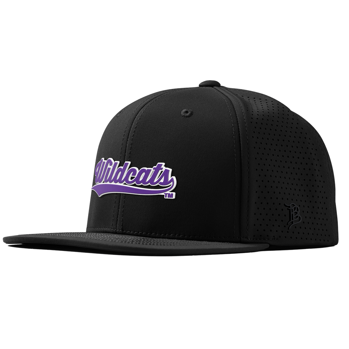 Northwestern University "Northwestern Wildcats Script" Flat Elite XGen™ Black