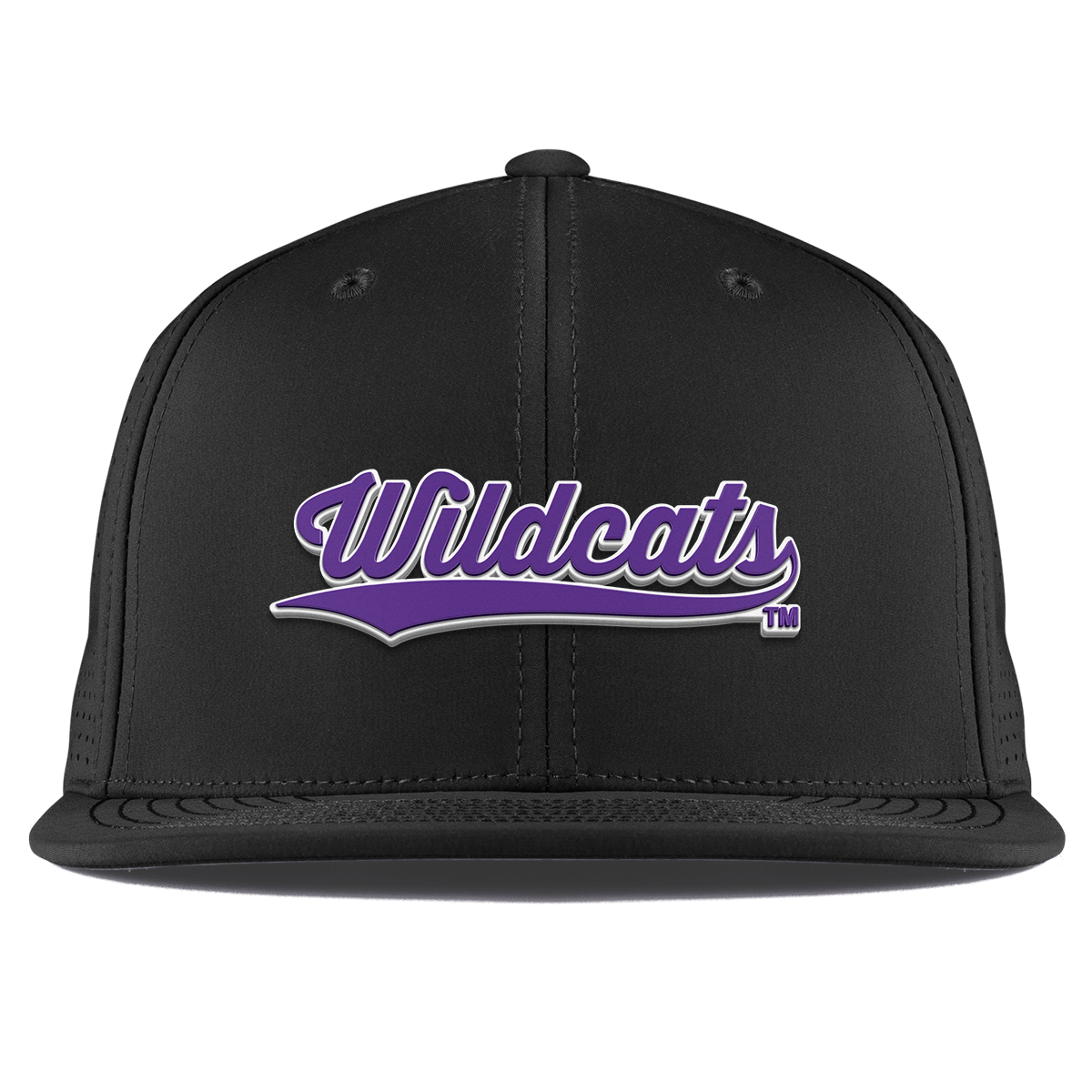 Northwestern University "Northwestern Wildcats Script" Flat Elite XGen™ Black