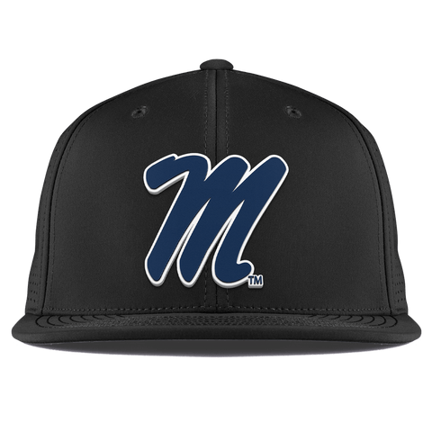 University of Mississippi "Ole Miss Block M Navy" Flat Elite XGen™ Black