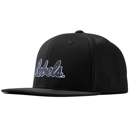 University of Mississippi "Ole Miss Navy Rebels" Flat Elite XGen™ Black