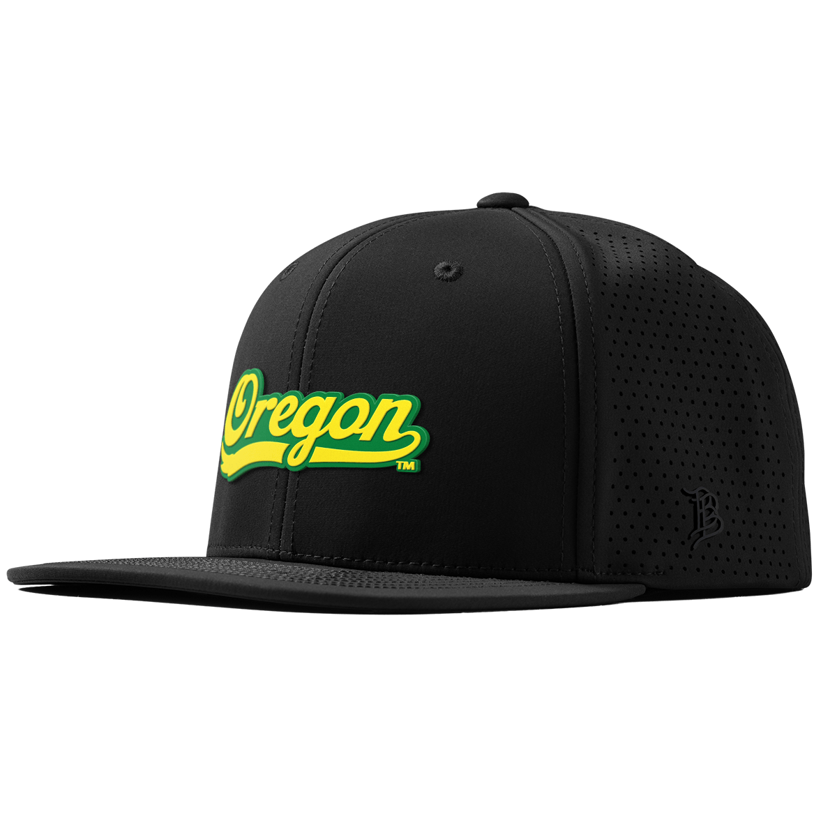 University of Oregon "Oregon Script" Flat Elite XGen™ Black