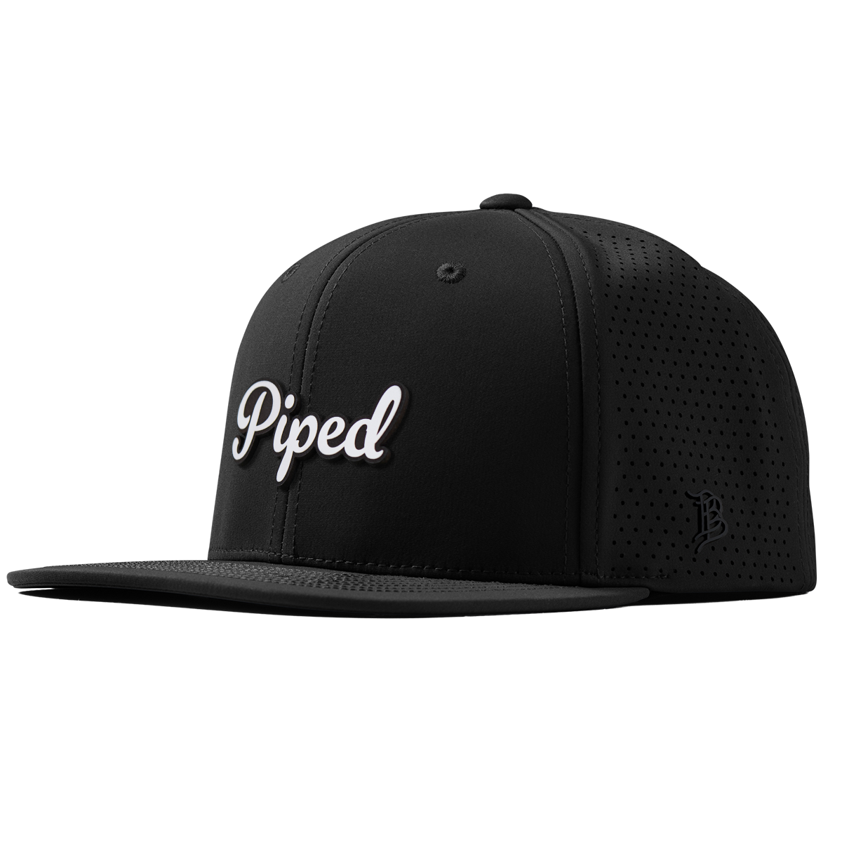 Piped Script Flat Elite XGen™ Black