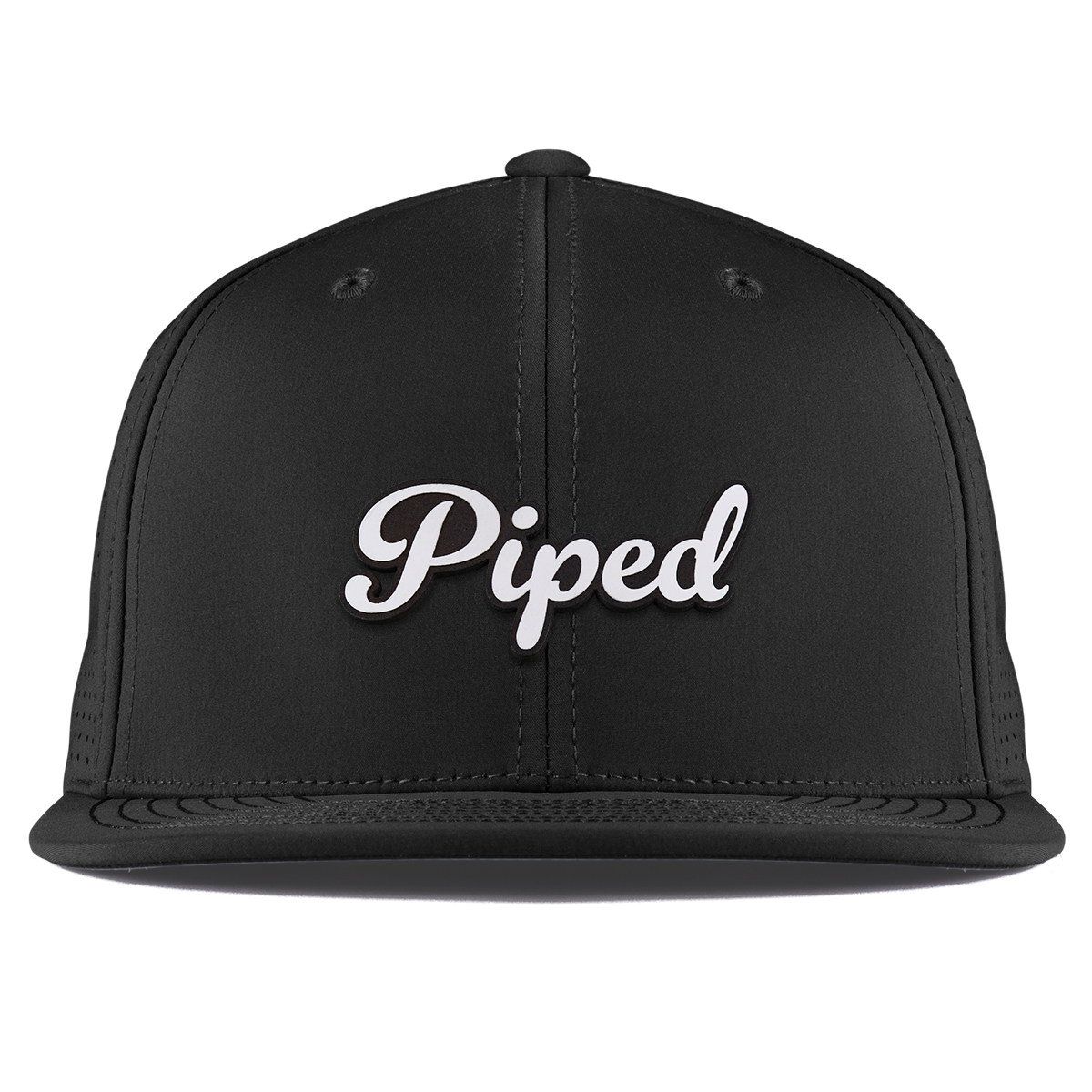 Piped Script Flat Elite XGen™ Black