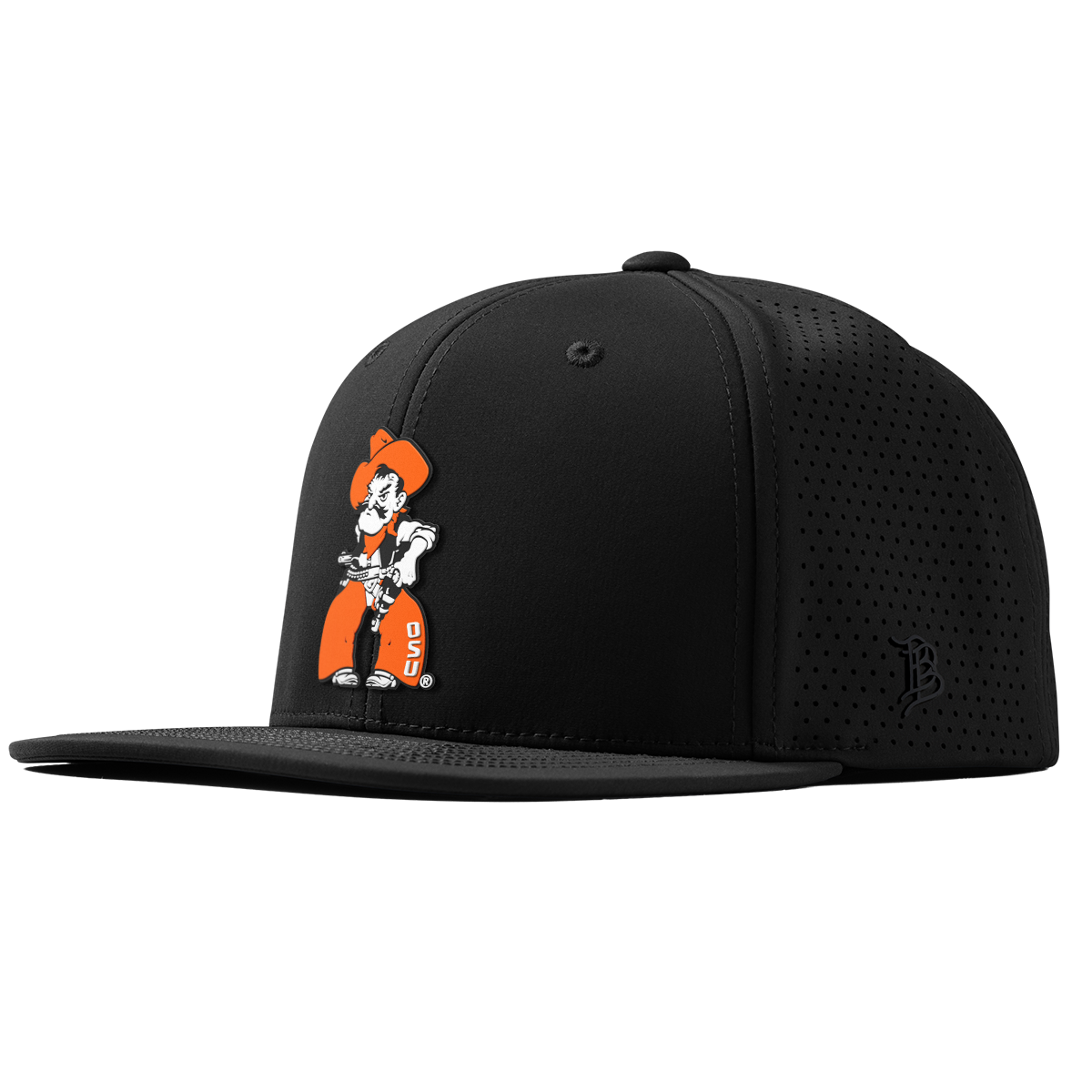 Oklahoma State University "Pistol Pete Quickdraw" Flat Elite XGen™ Black