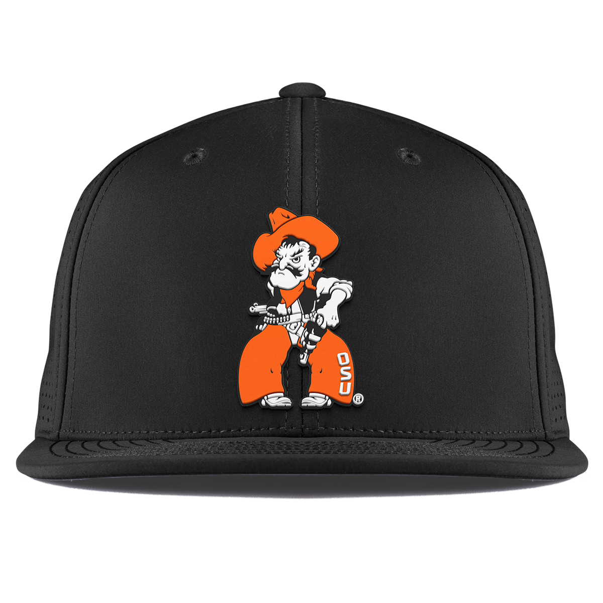 Oklahoma State University "Pistol Pete Quickdraw" Flat Elite XGen™ Black