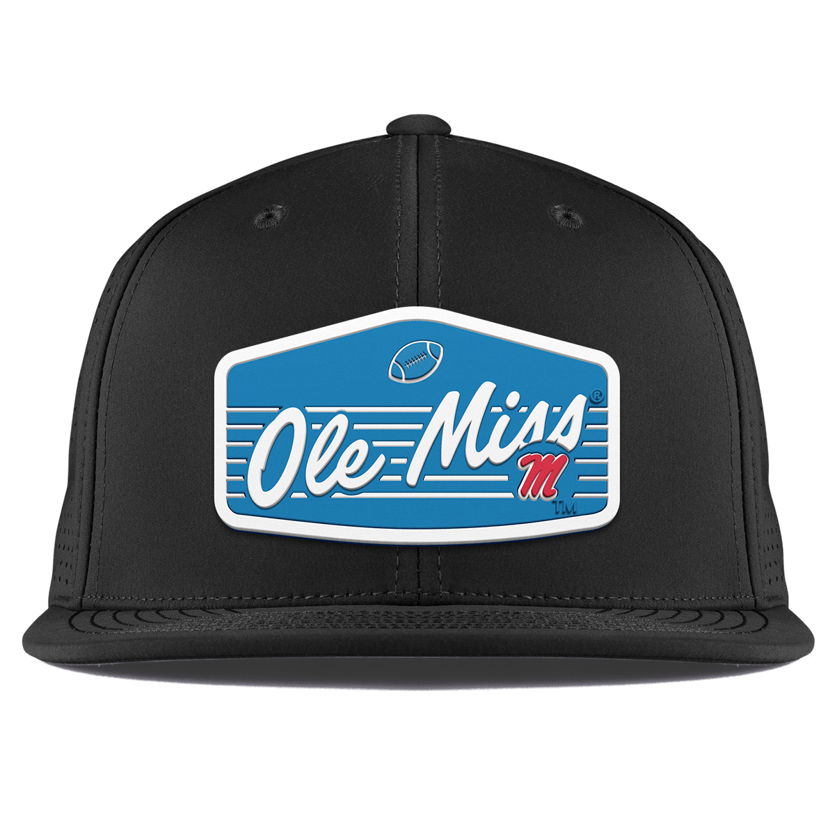 University of Mississippi "Rebel Football" Flat Elite XGen™ Black