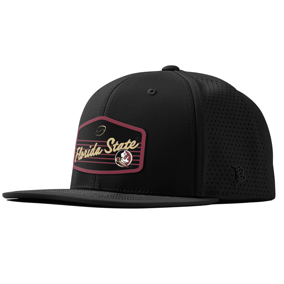 Florida State University "Seminole Football" Flat Elite XGen™ Black