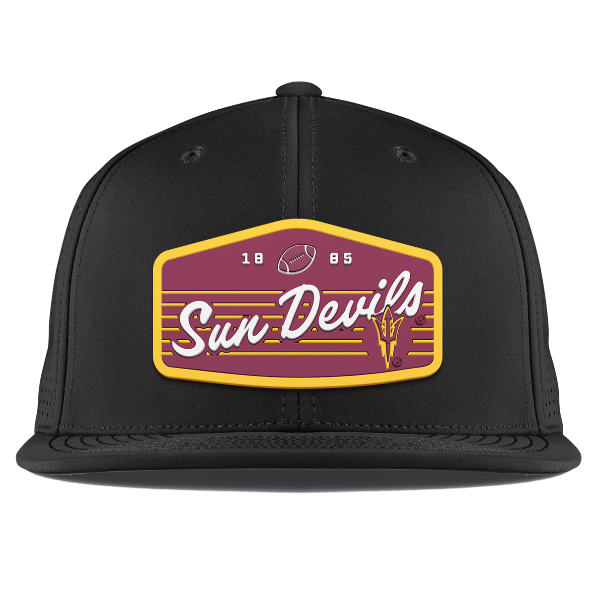Arizona State University "Sun Devils Football" Flat Elite XGen™ Black